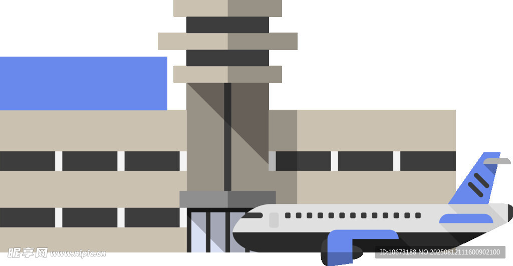 機(jī)場停機(jī)坪上的飛機(jī)