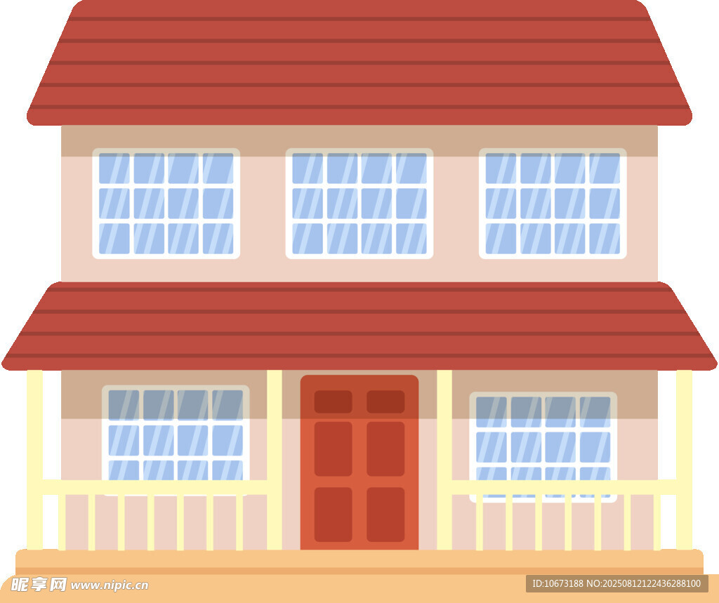 兩層溫馨住宅外觀