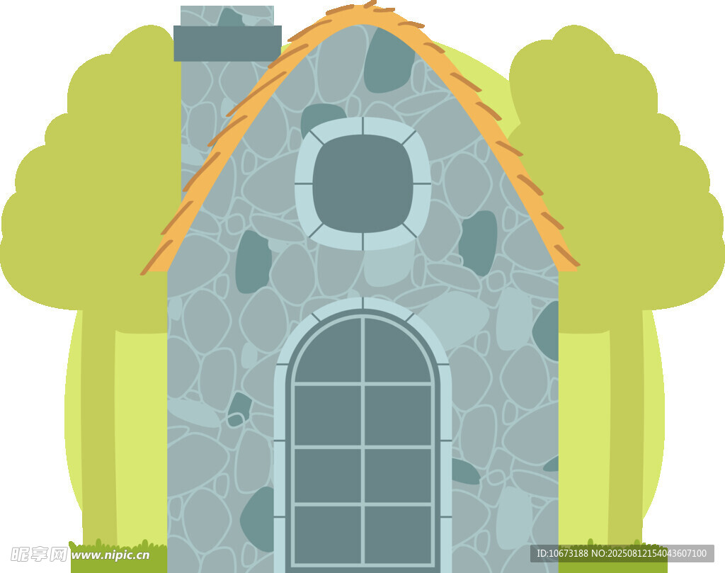 童話風(fēng)石頭小屋