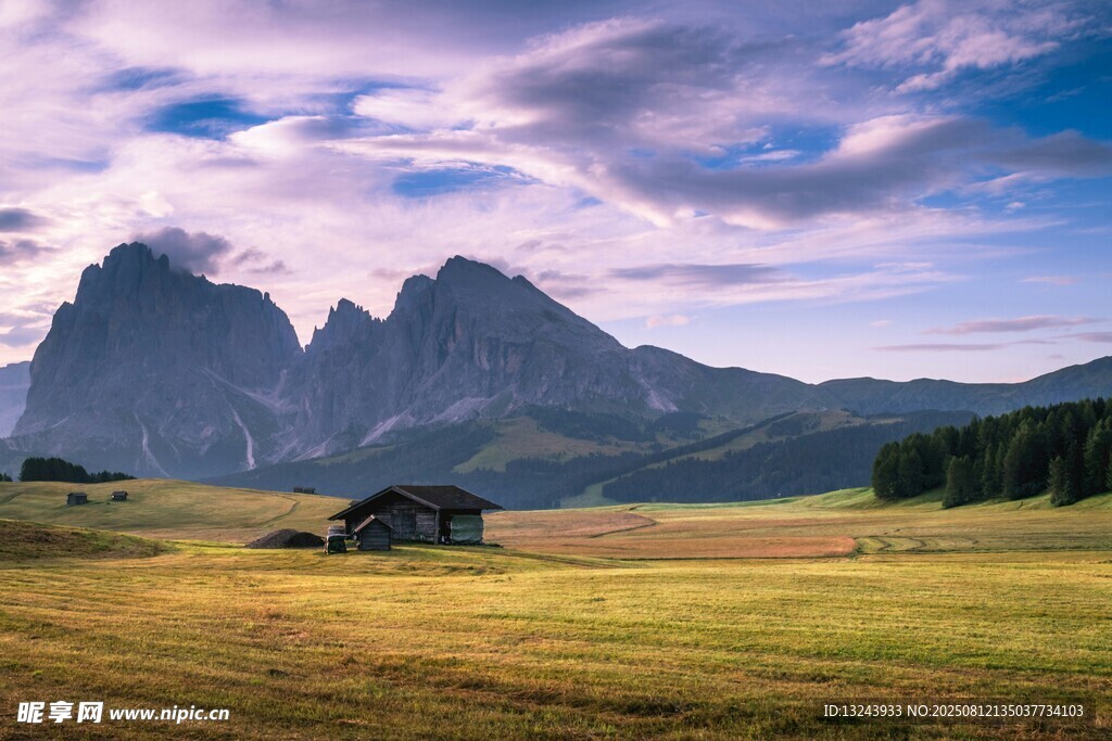 山間草原美景