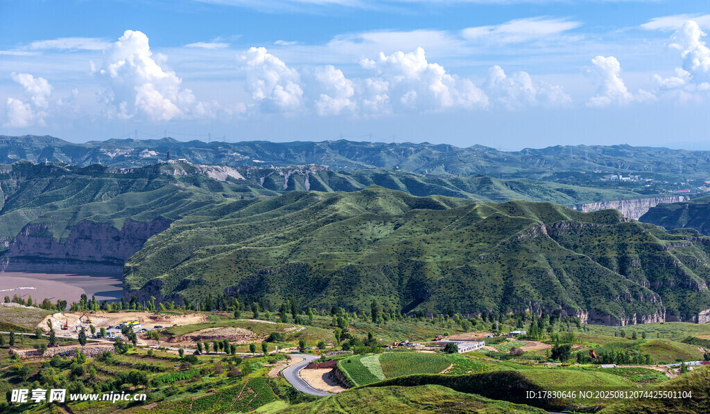 內蒙古黃河彎道景觀