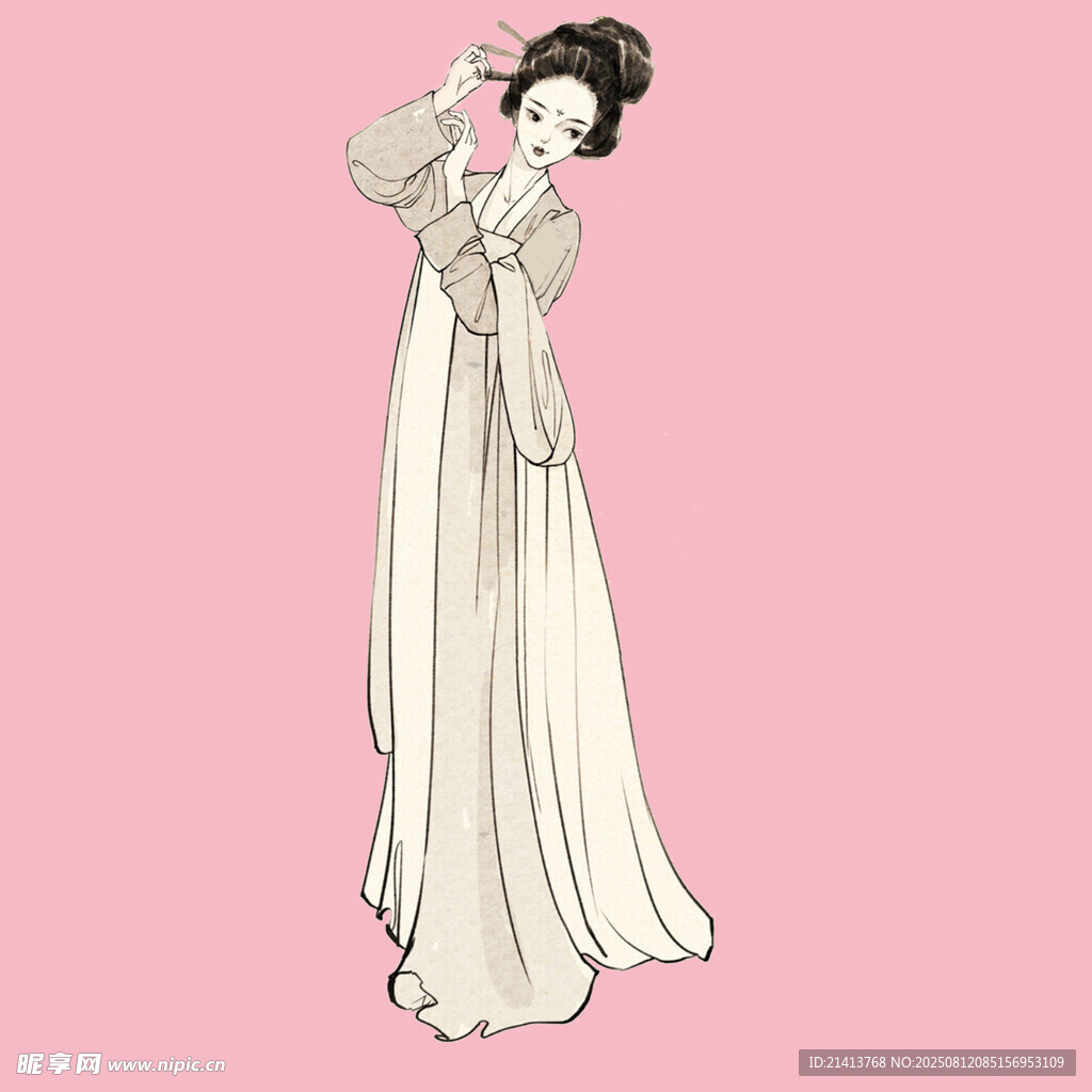 古典優(yōu)雅的古風(fēng)女子形象
