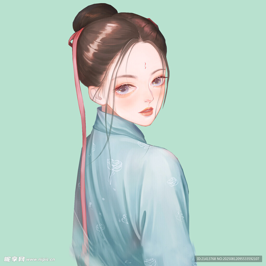 古風(fēng)少女背影 溫婉動(dòng)人