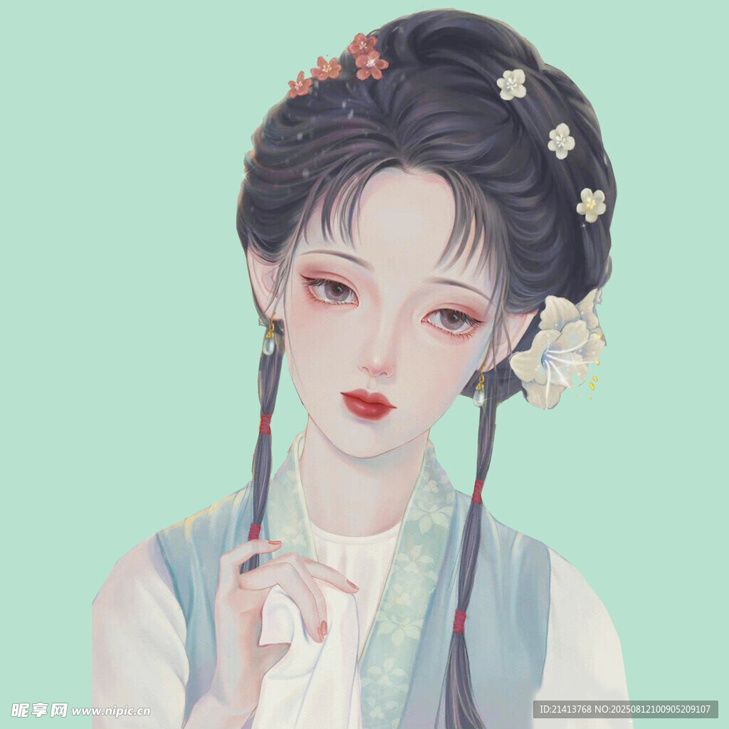 古風(fēng)少女 典雅發(fā)飾裝扮