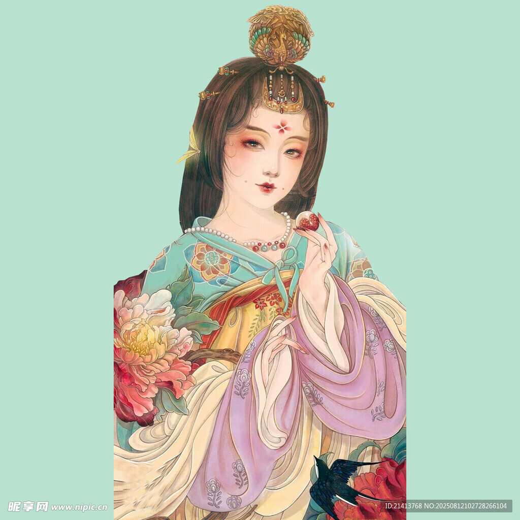 古風(fēng)仕女圖 典雅東方韻味