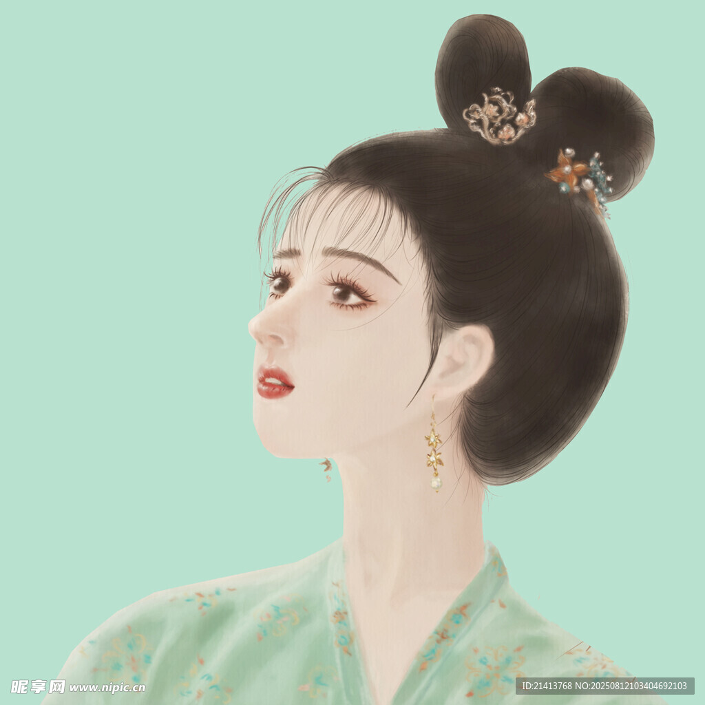 古風(fēng)女子發(fā)髻造型