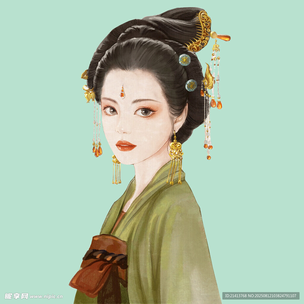 古風(fēng)女子典雅扮相
