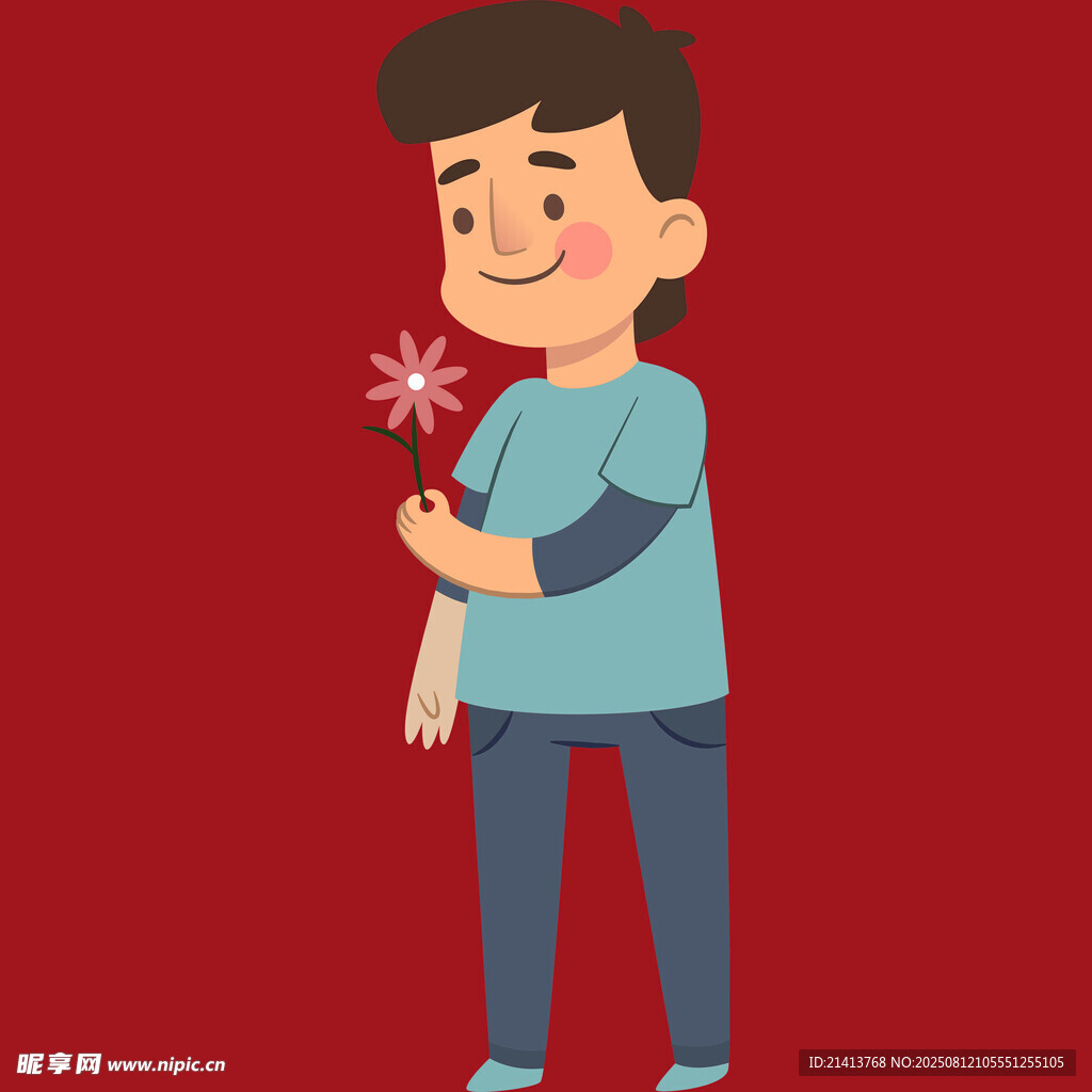 手持煙花的快樂男孩