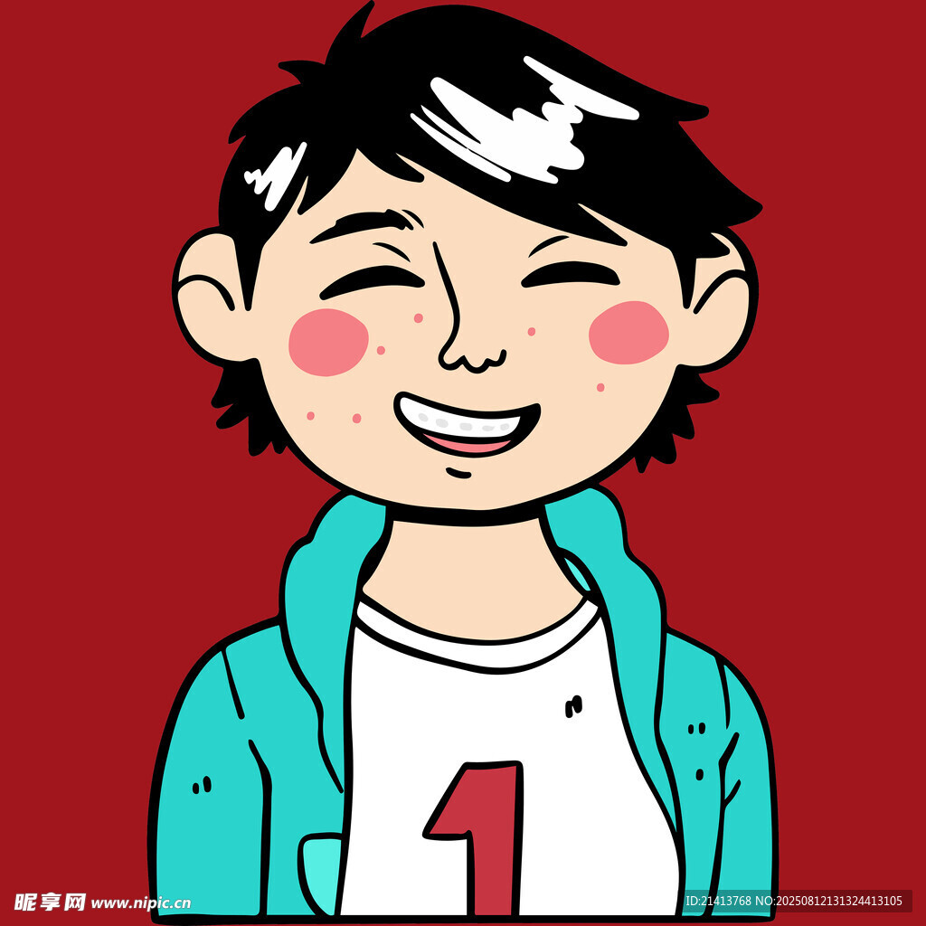 微笑少年