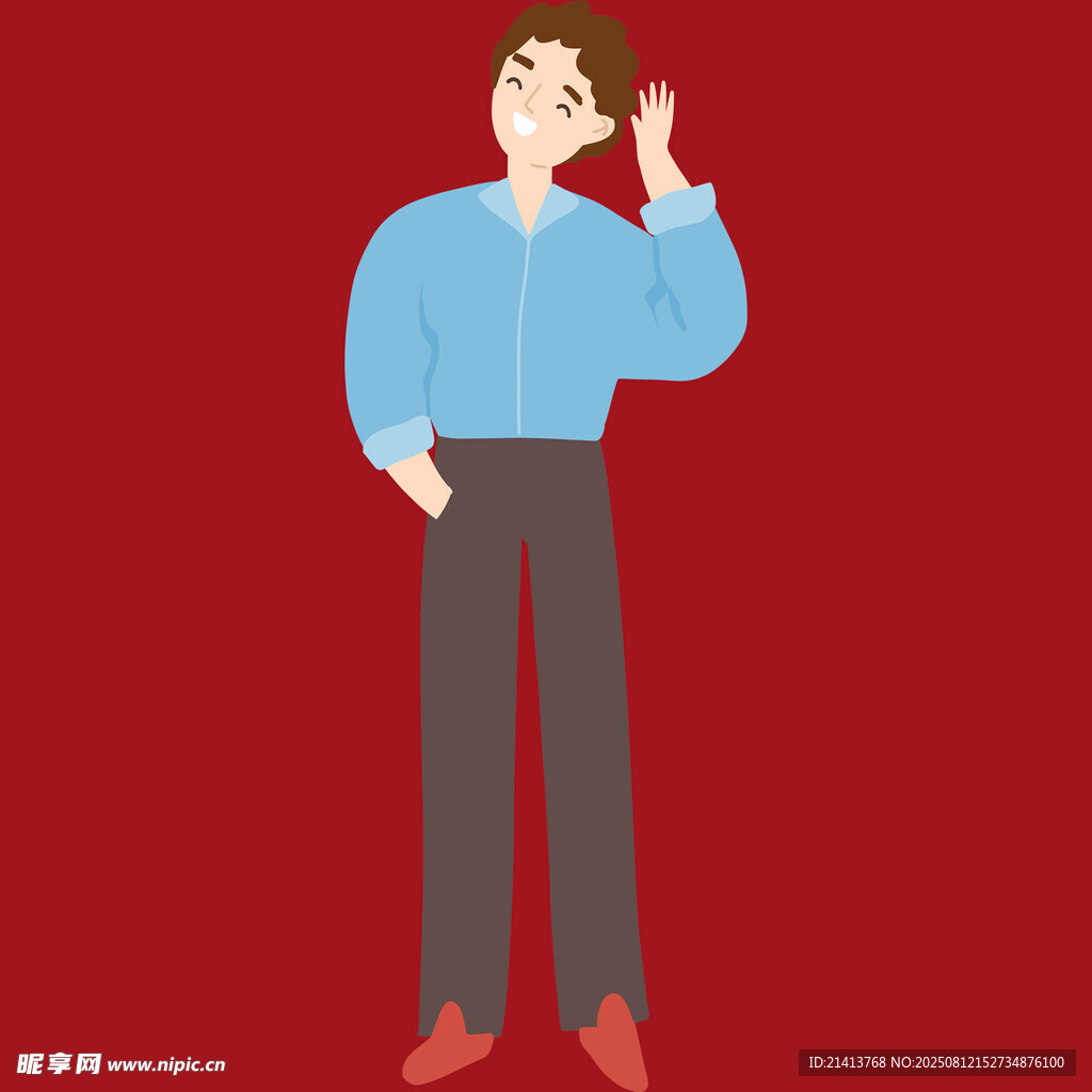 思考的男士