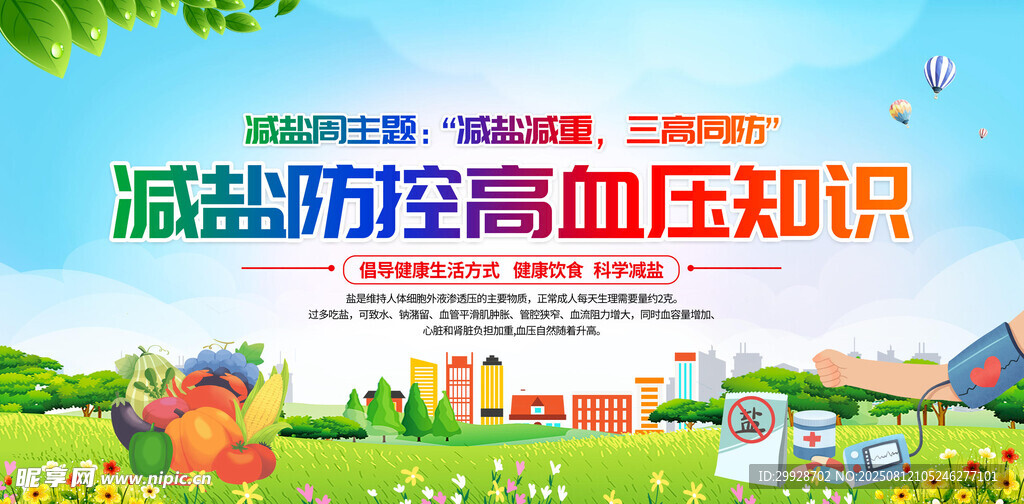 減鹽防高血壓知識宣傳