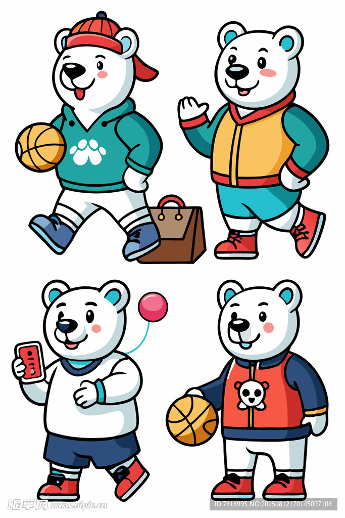 時(shí)尚小熊造型合集