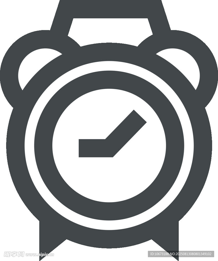 簡(jiǎn)約鬧鐘圖標(biāo)