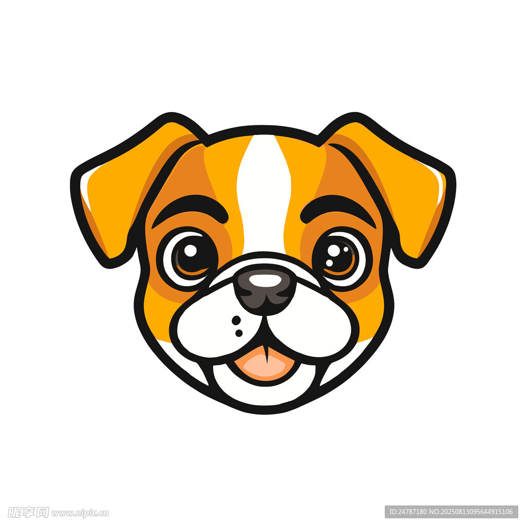 卡通斗牛犬