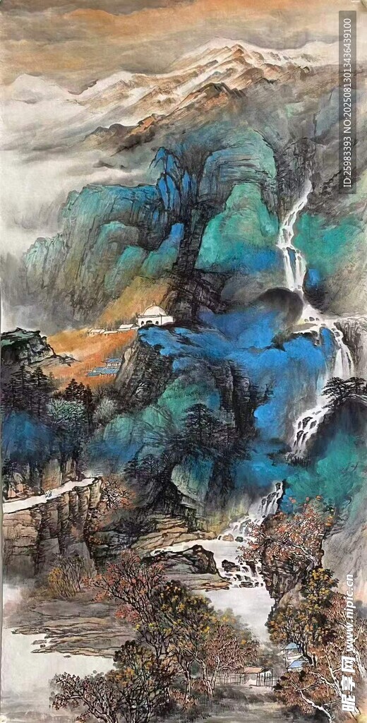 高山流水圖