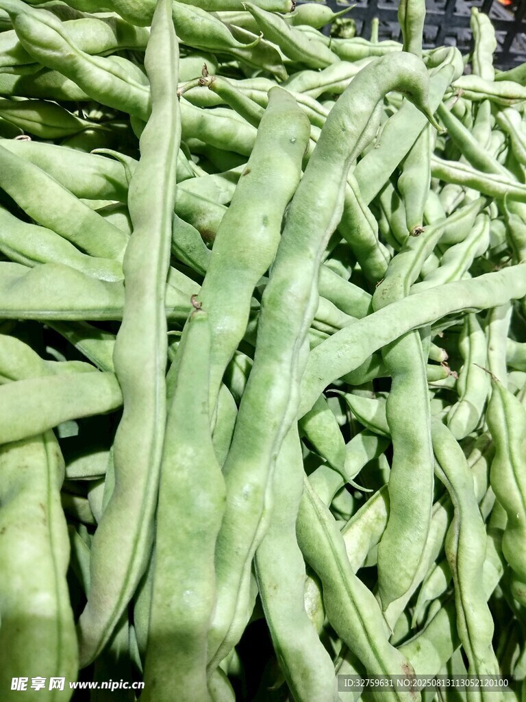 新鮮嫩綠四季豆
