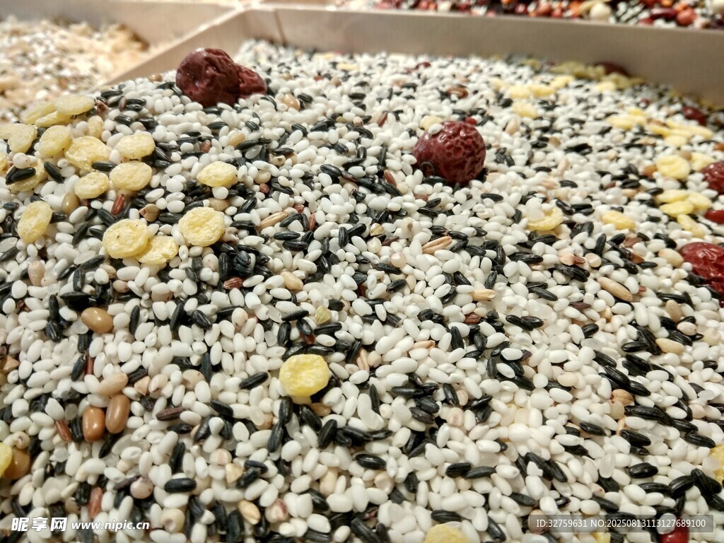 多彩混合食材