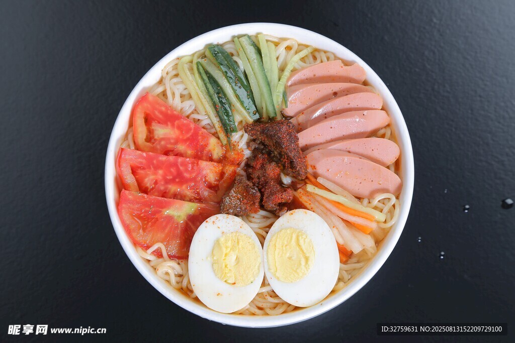 豐盛美味的多彩拉面套餐