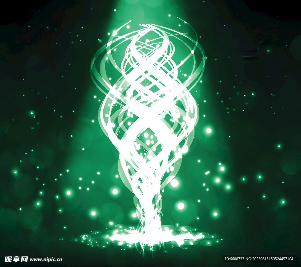 發(fā)光的奇幻樹形圖案