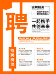 招聘海報 攜手共創(chuàng)美好未來
