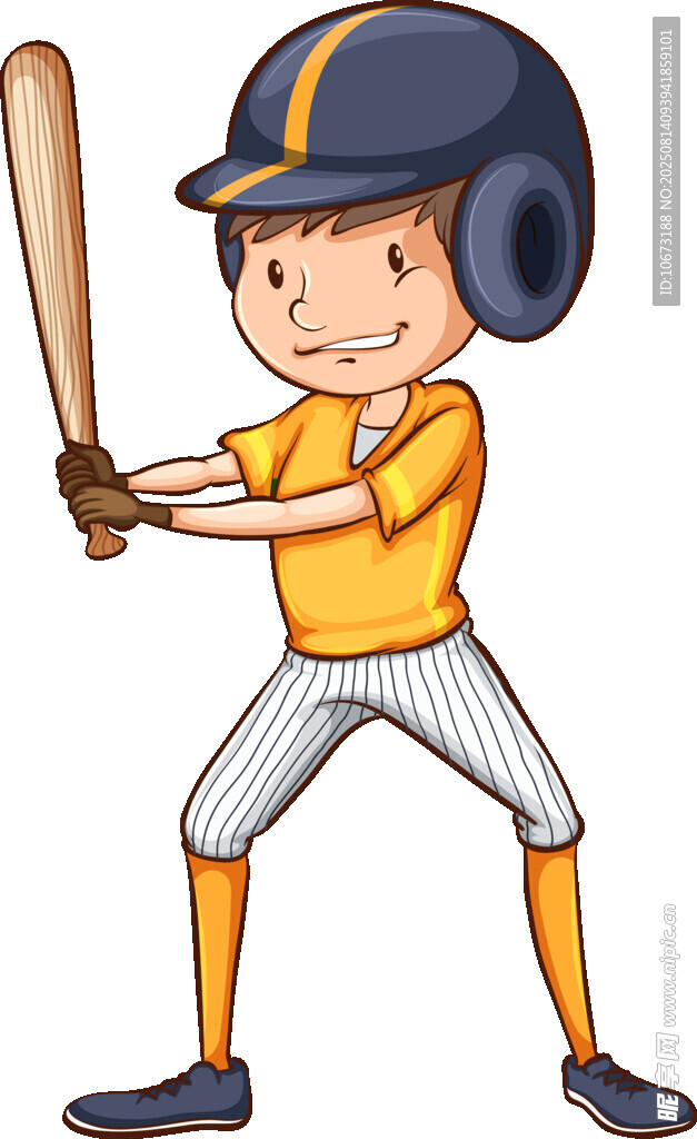 準(zhǔn)備擊球的棒球少年