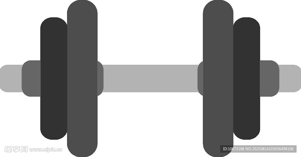 簡約啞鈴圖標(biāo)