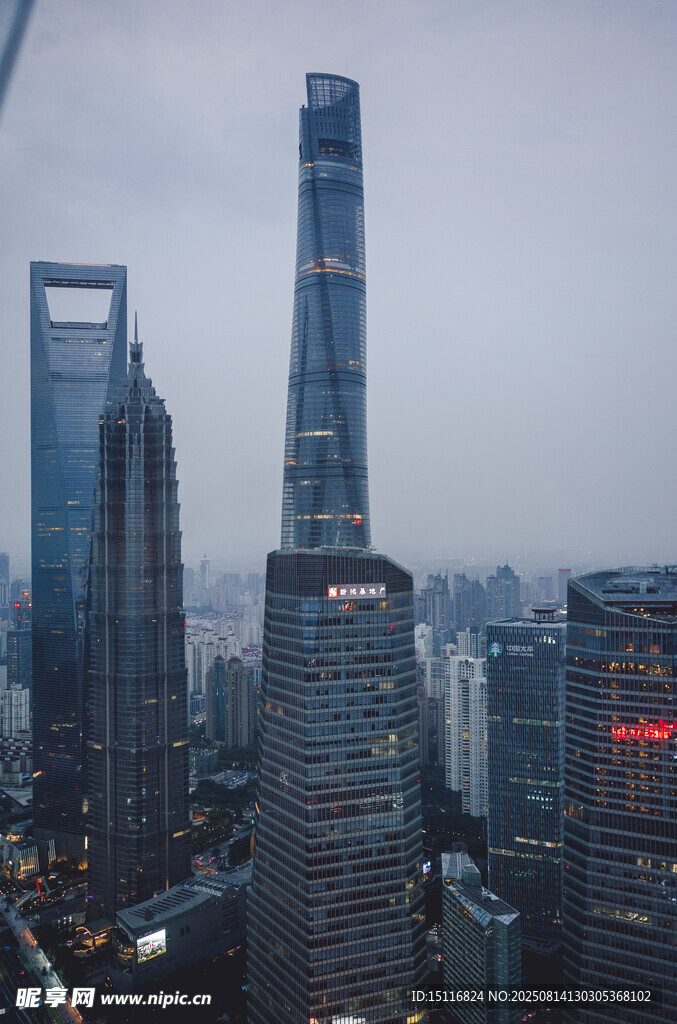 上海城市高樓景觀