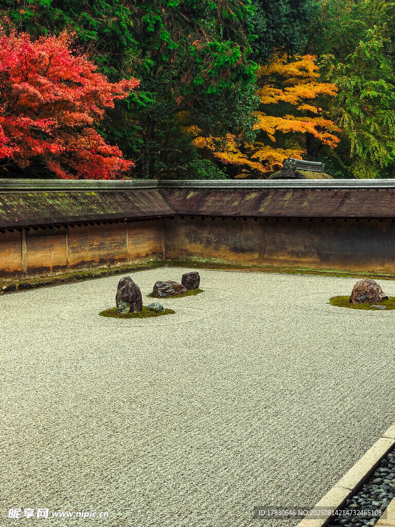 日式枯山水庭院景觀