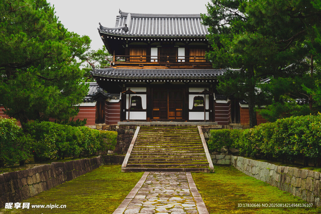 日式庭院古建筑景觀
