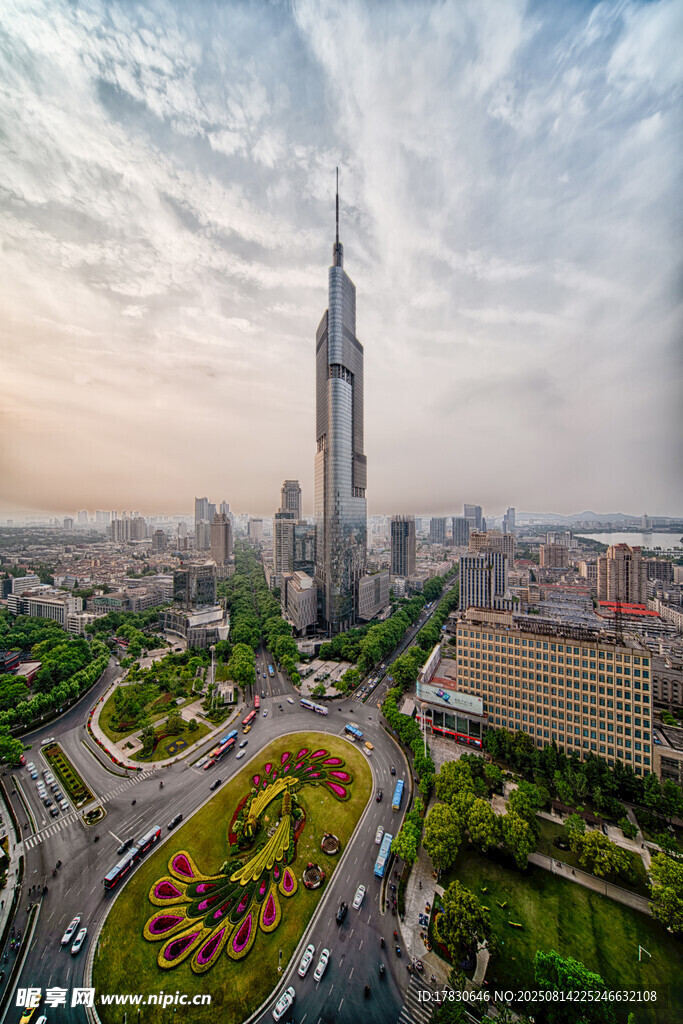 南京最高樓紫峰大廈