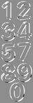 透明水晶3D數(shù)字
