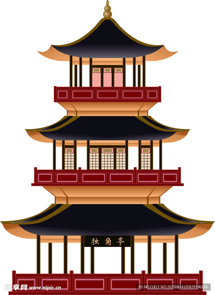 亭樓 元素