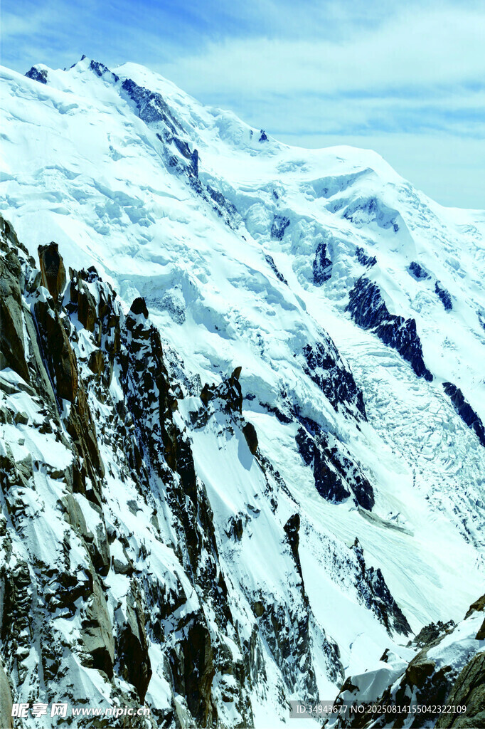 壯麗雪山景色