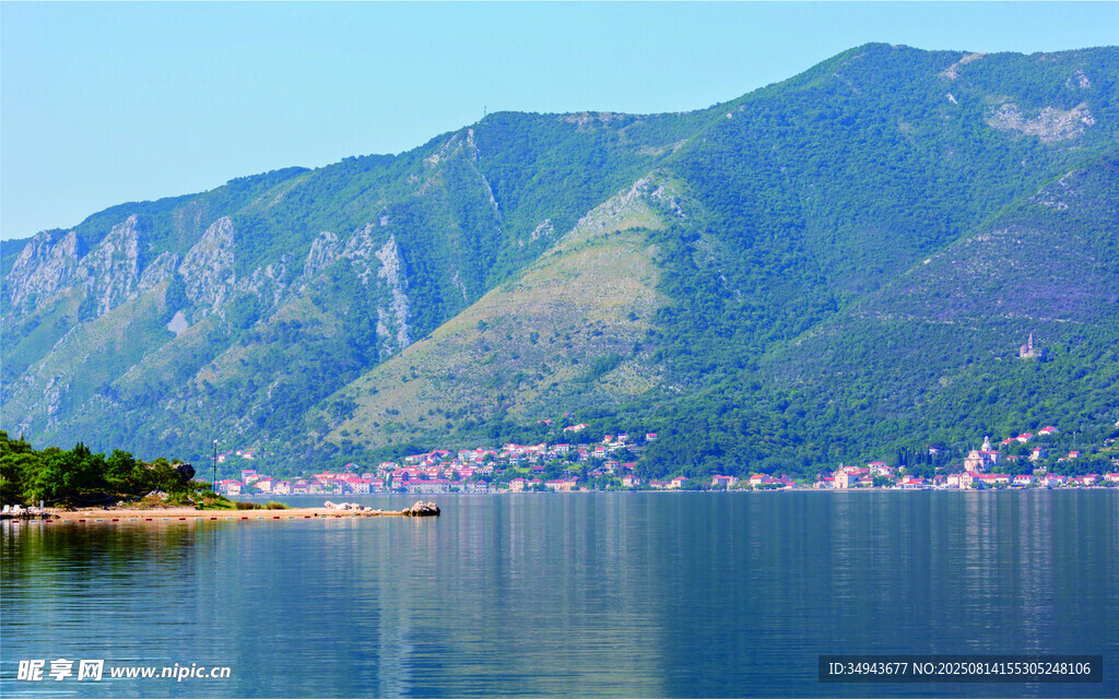 美麗湖山風(fēng)景如畫