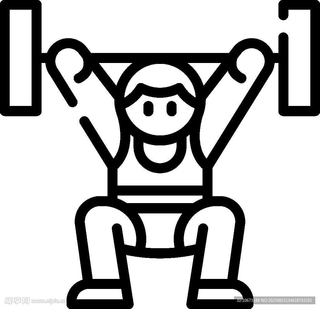舉重運(yùn)動(dòng)員力量訓(xùn)練瞬間