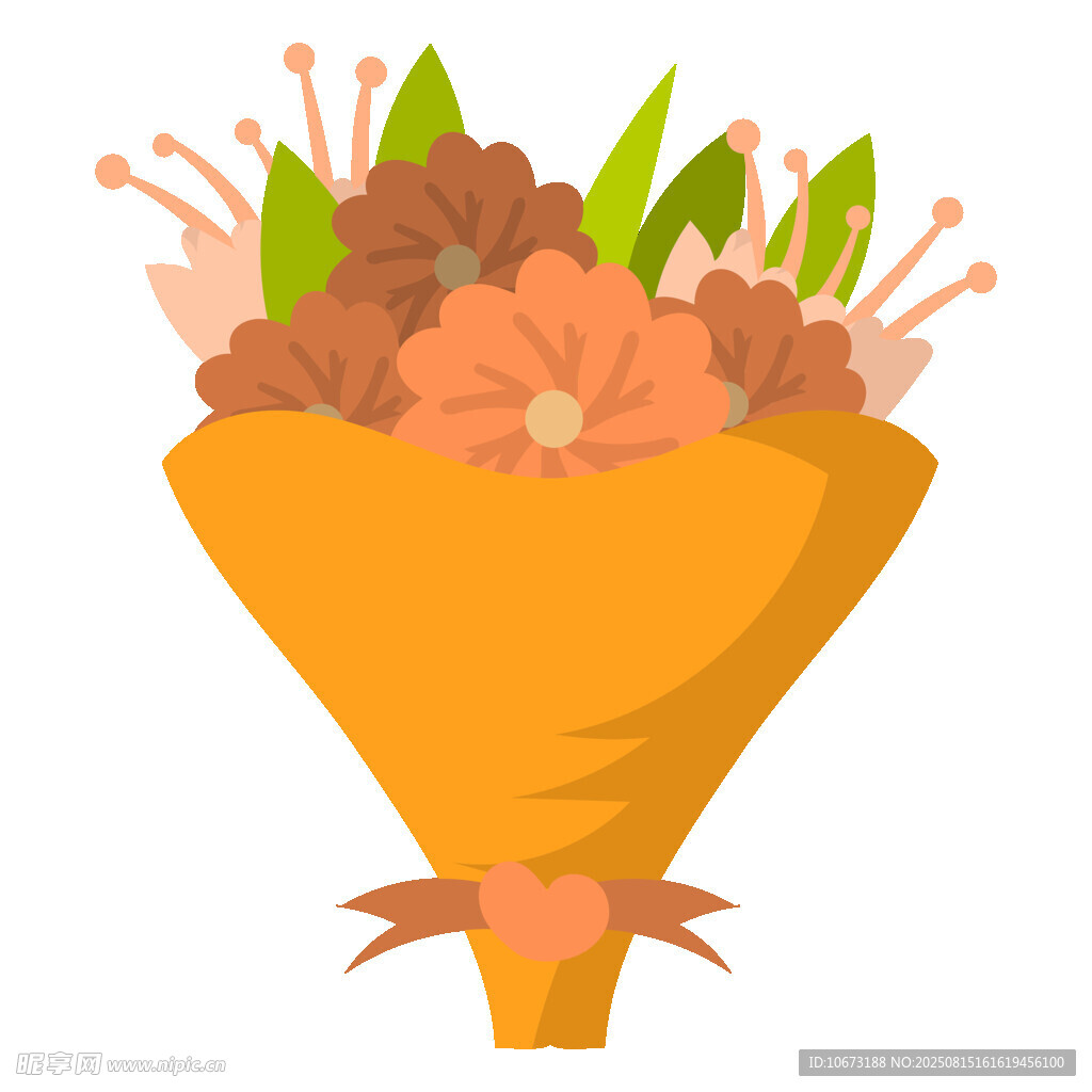 精美花束插畫(huà)