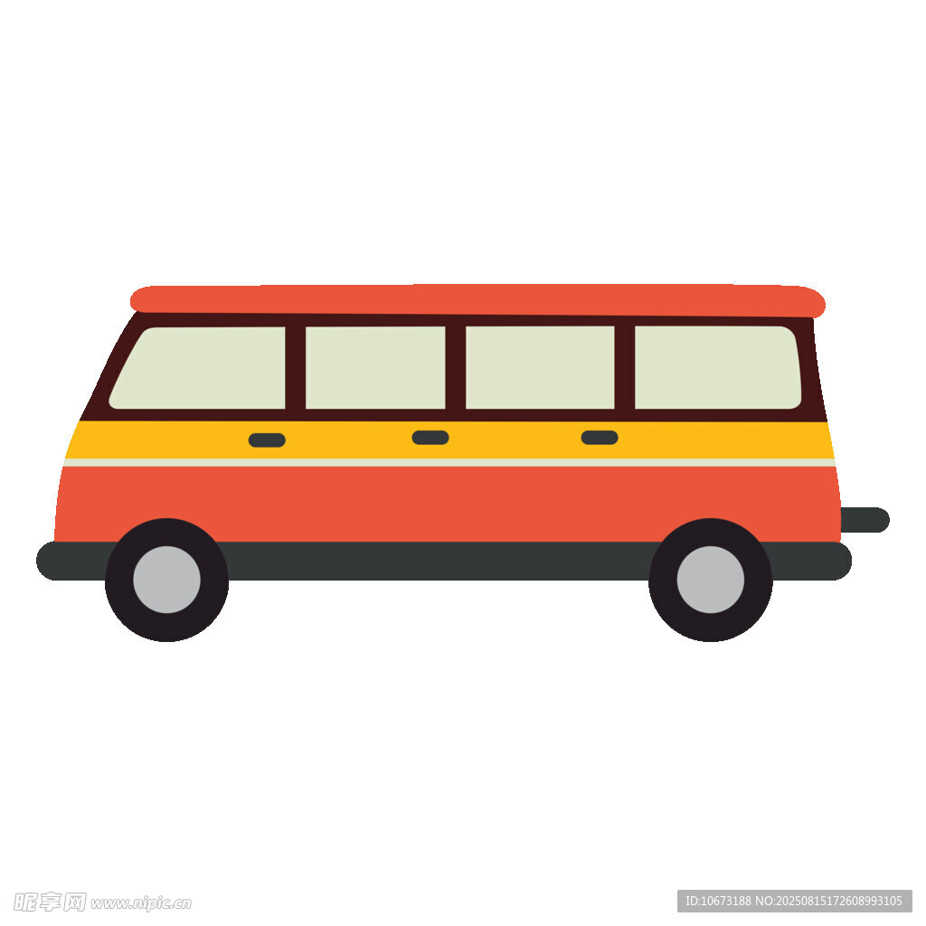 復(fù)古彩色面包車(chē)