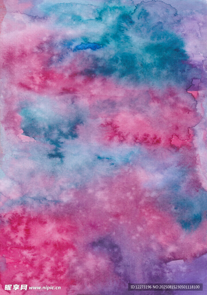 夢幻水彩漸變背景圖