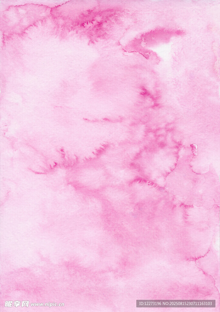 夢幻粉色水彩紋理背景