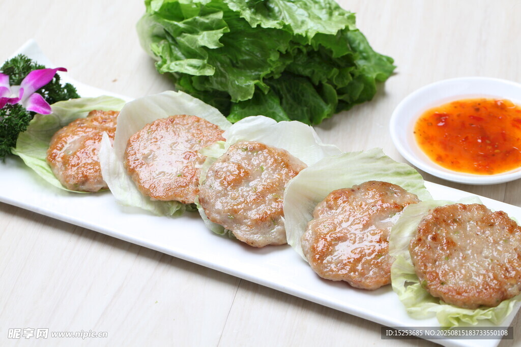 生菜包肉卷