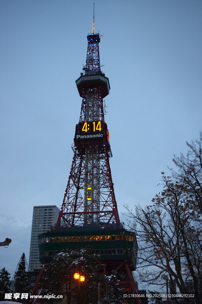 夜幕下的東京塔景觀