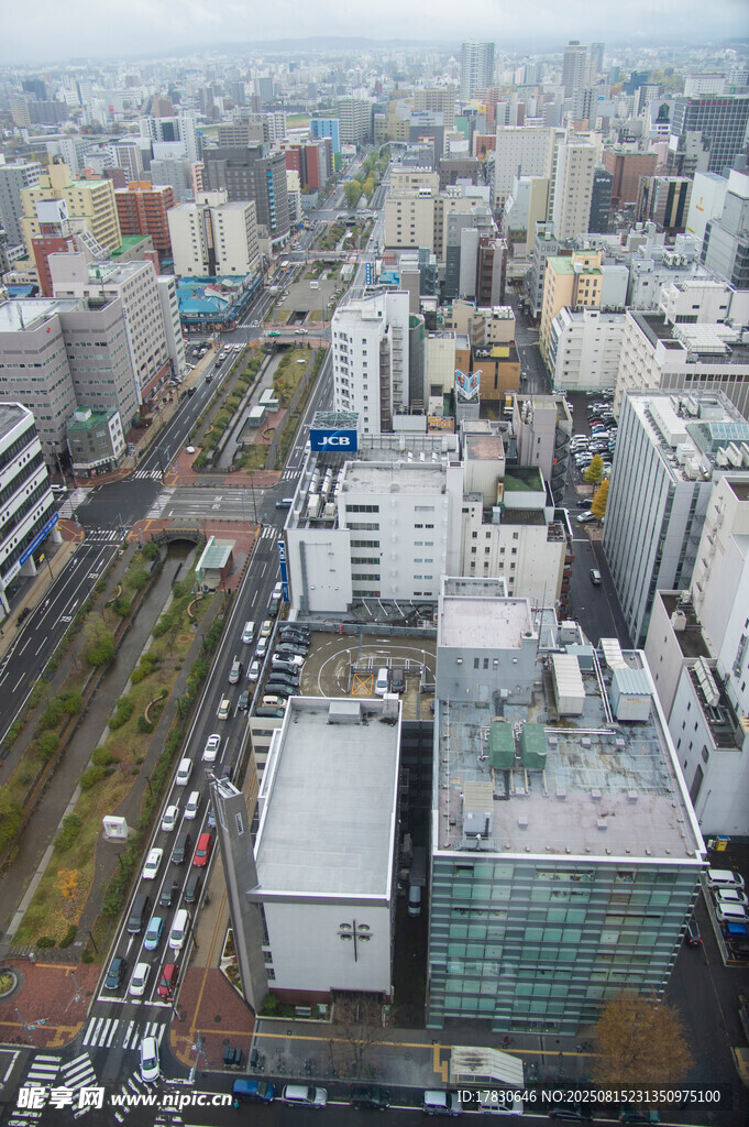 城市俯瞰景象