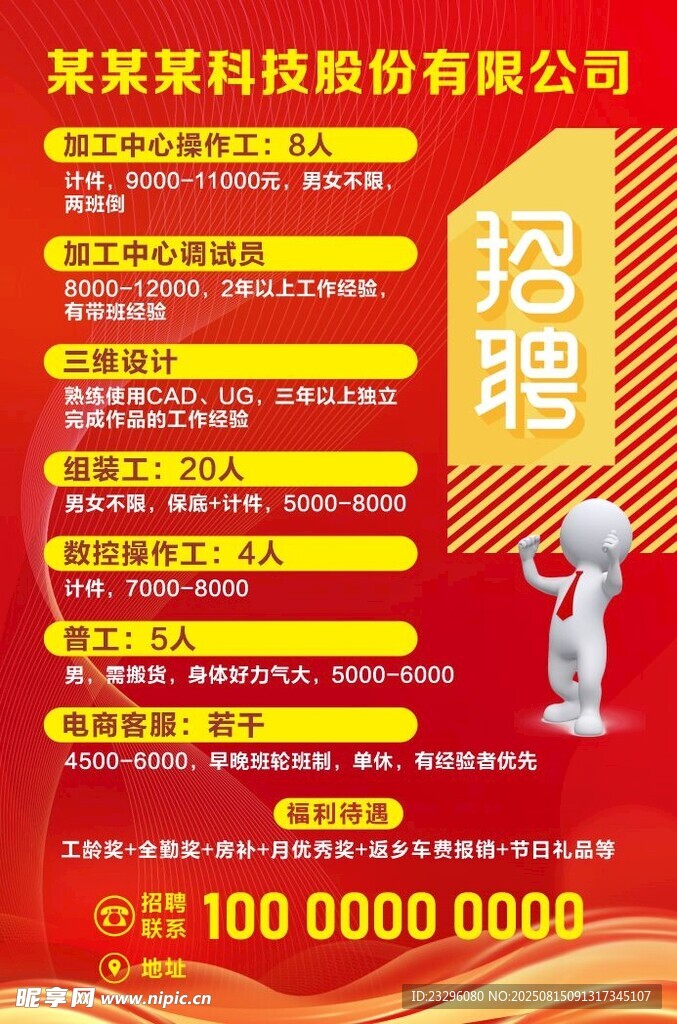 某科技公司招聘啟事