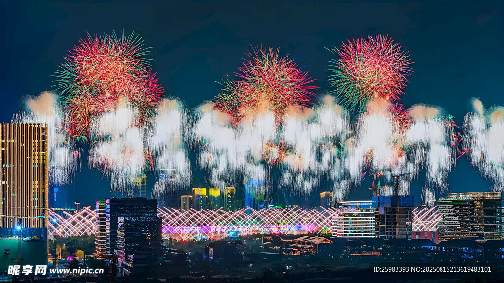 城市煙花