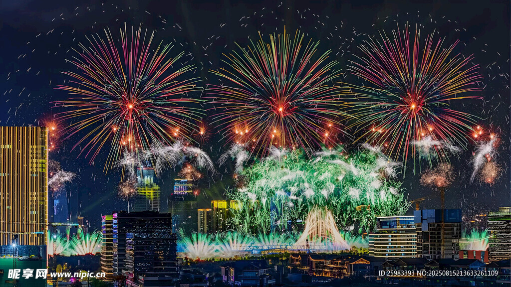 城市煙花