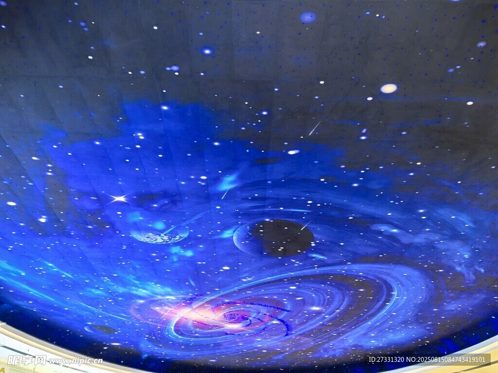 夢(mèng)幻星空漩渦景象