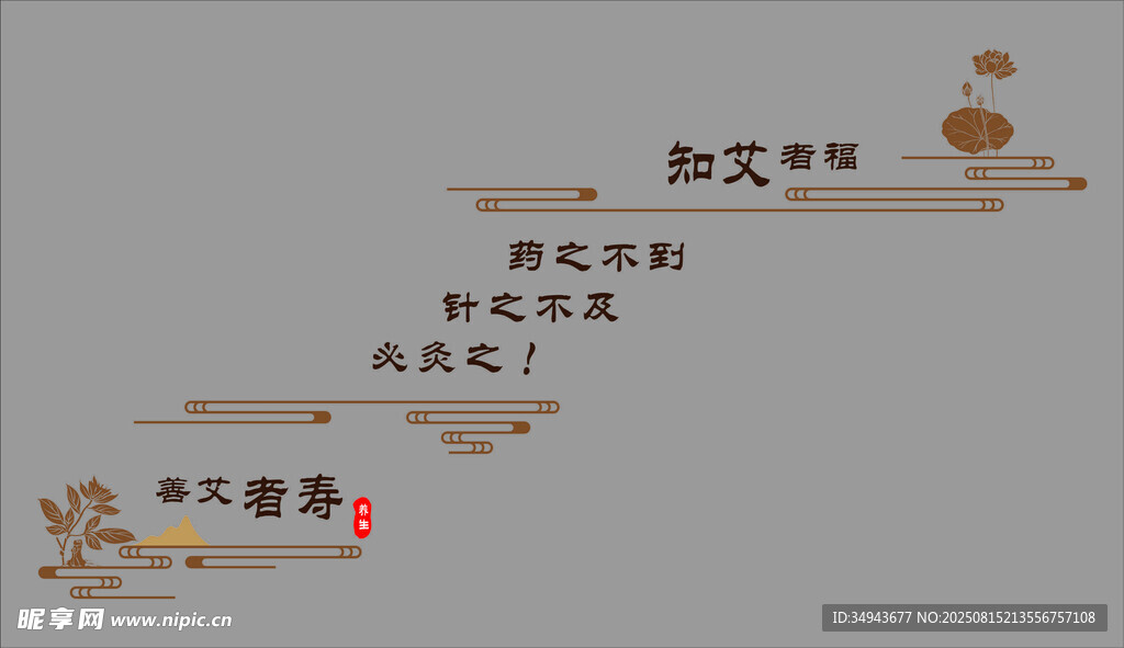 中醫(yī)裝飾階梯圖