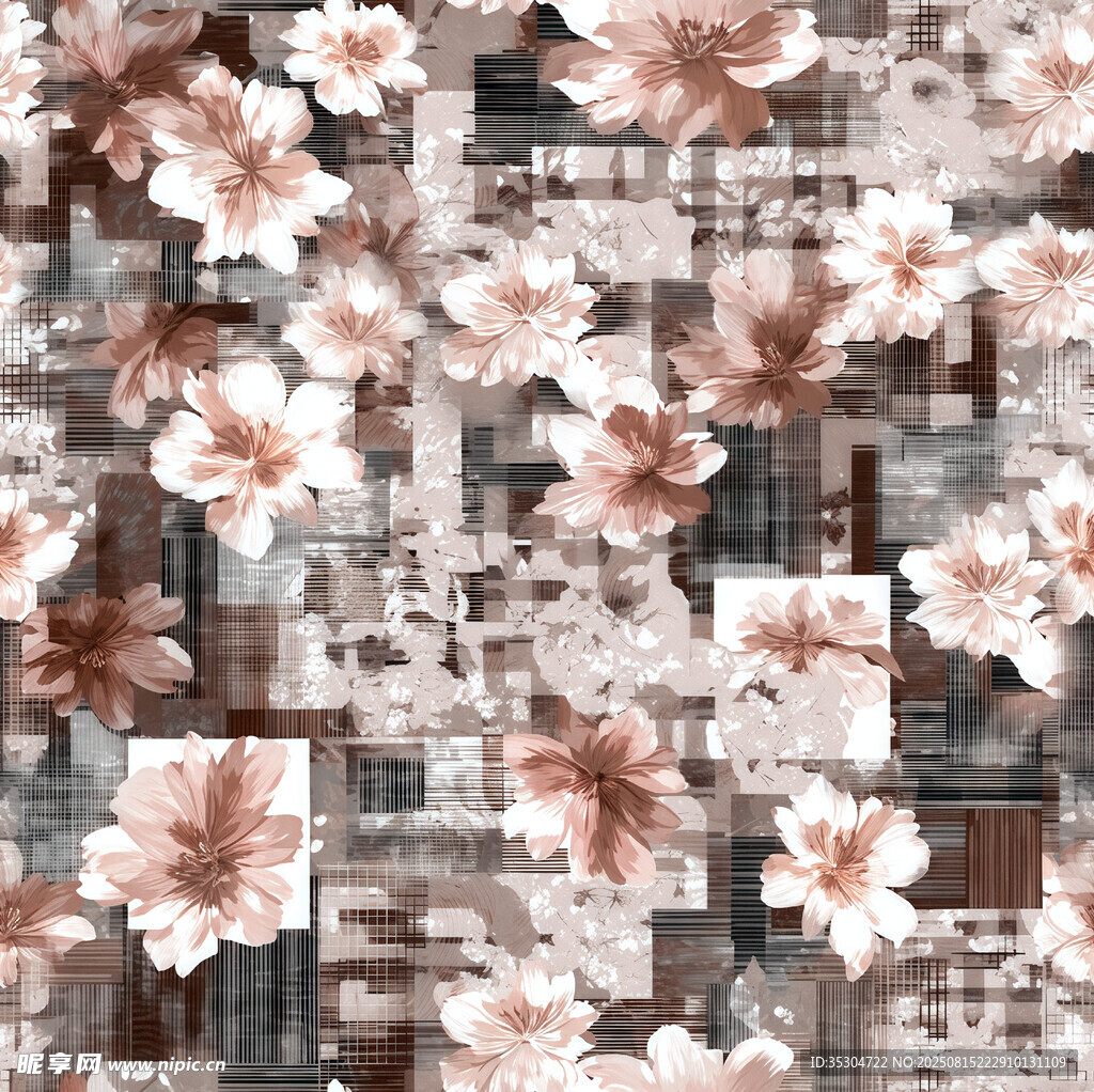 復(fù)古 莫蘭迪 畫(huà)圖  數(shù)碼印花