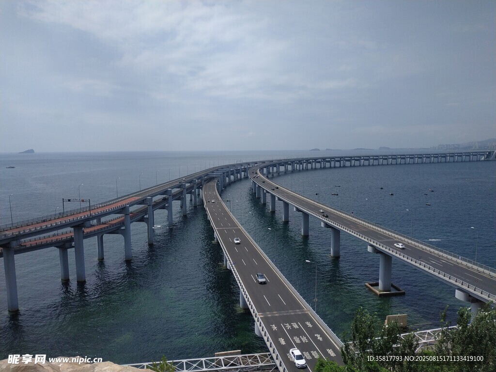 大連跨海大橋全景俯瞰