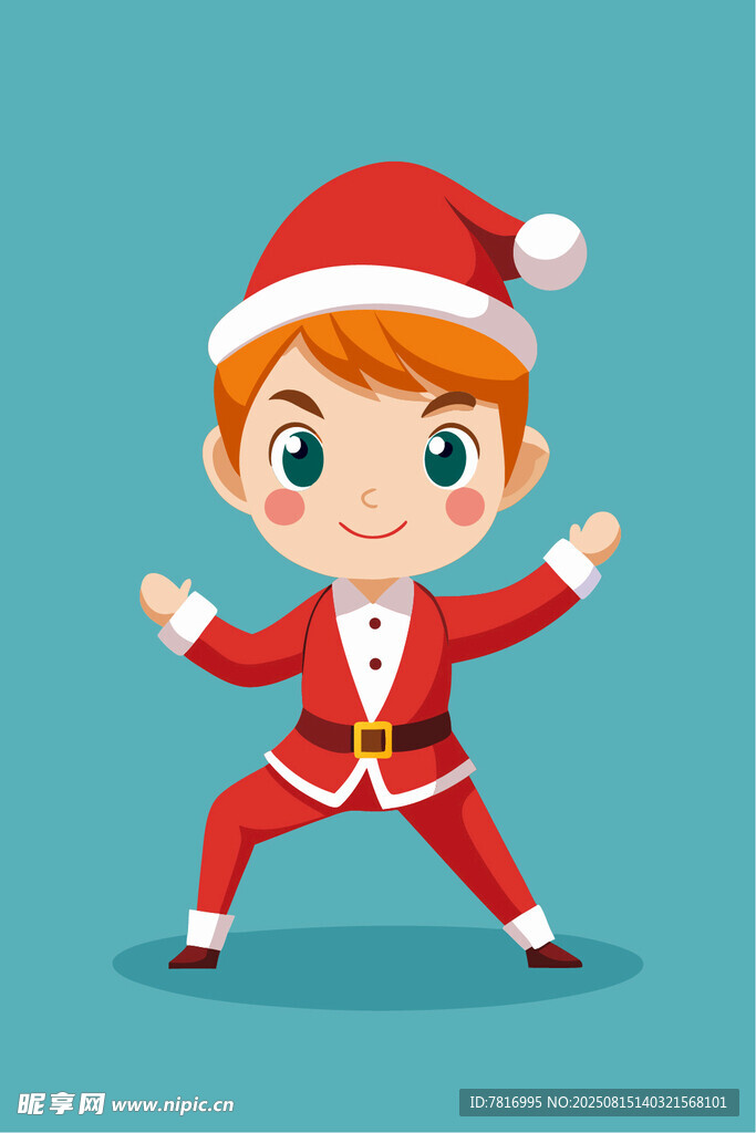 跳舞的小圣誕老人